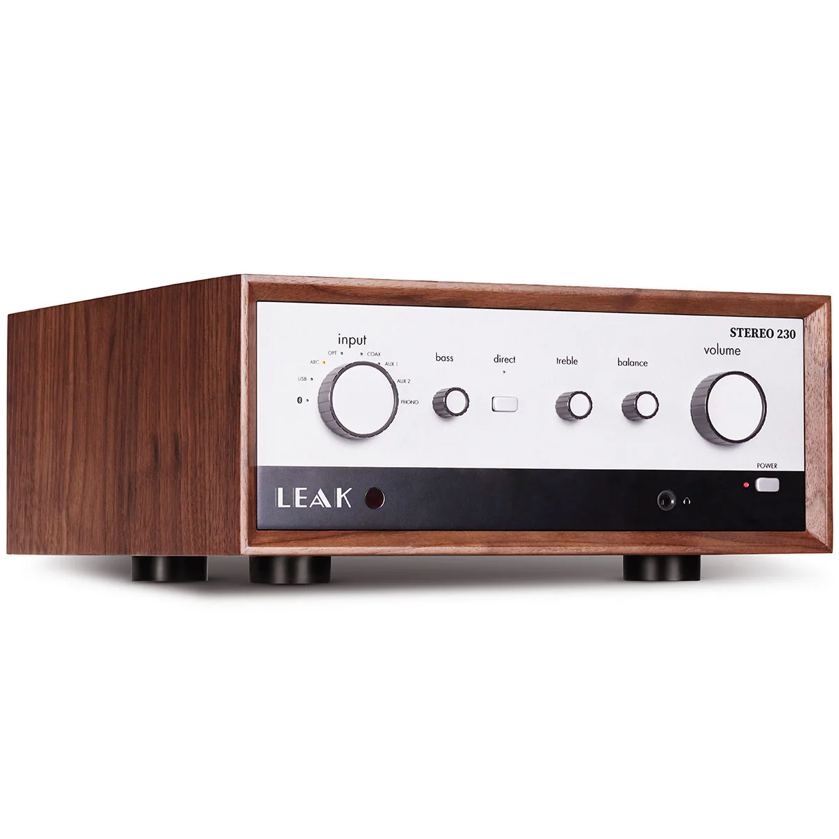 Leak Audio Stereo 230 Integrated Amplifier - Walnut