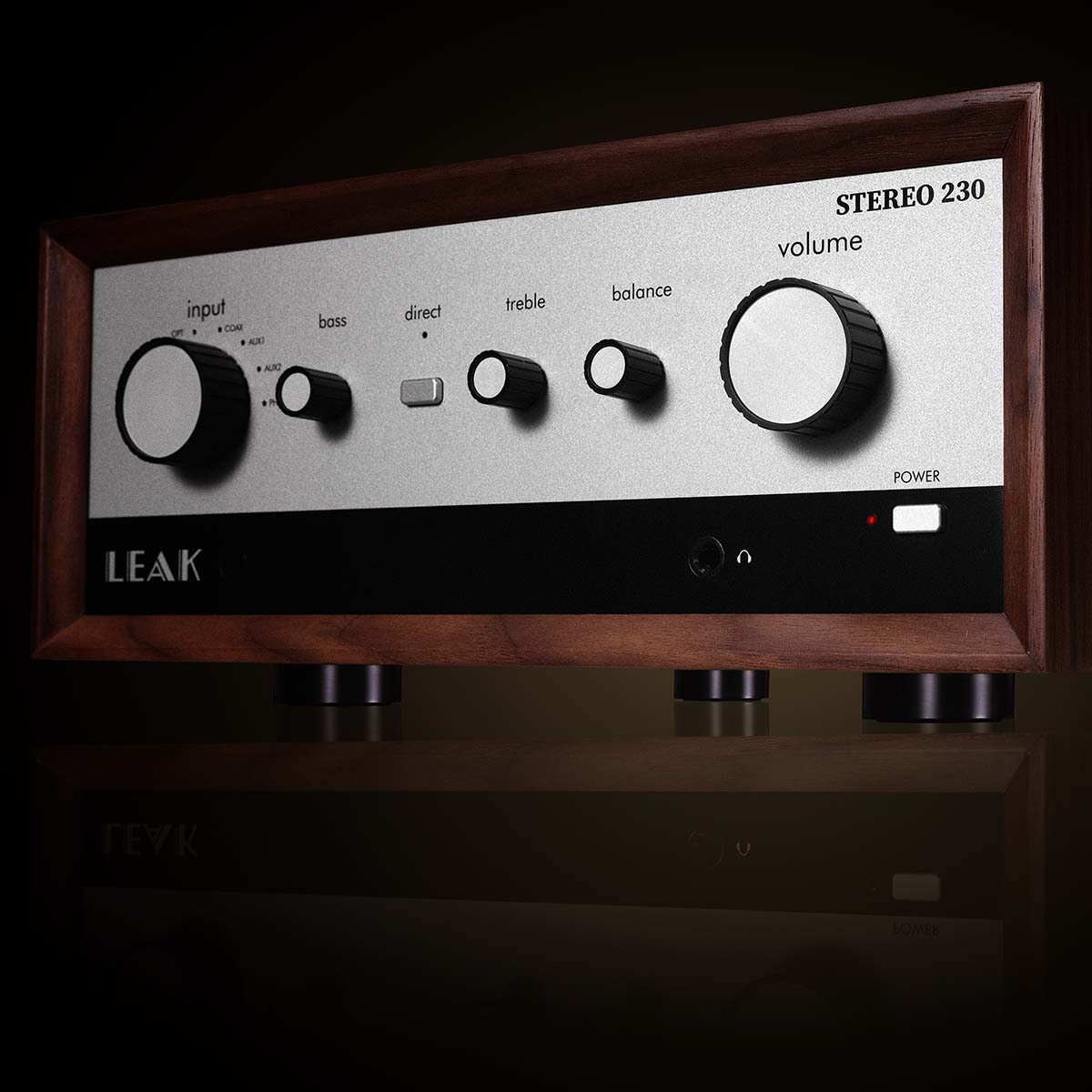 Leak Audio Stereo 230 Integrated Amplifier - Walnut - Image 5