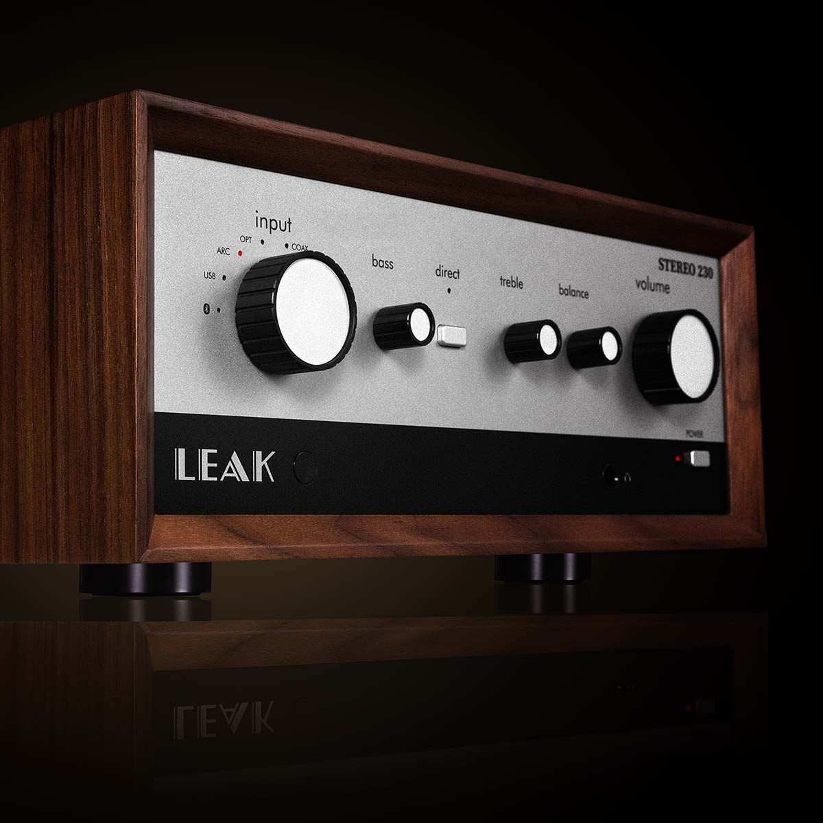 Leak Audio Stereo 230 Integrated Amplifier - Walnut - Image 6