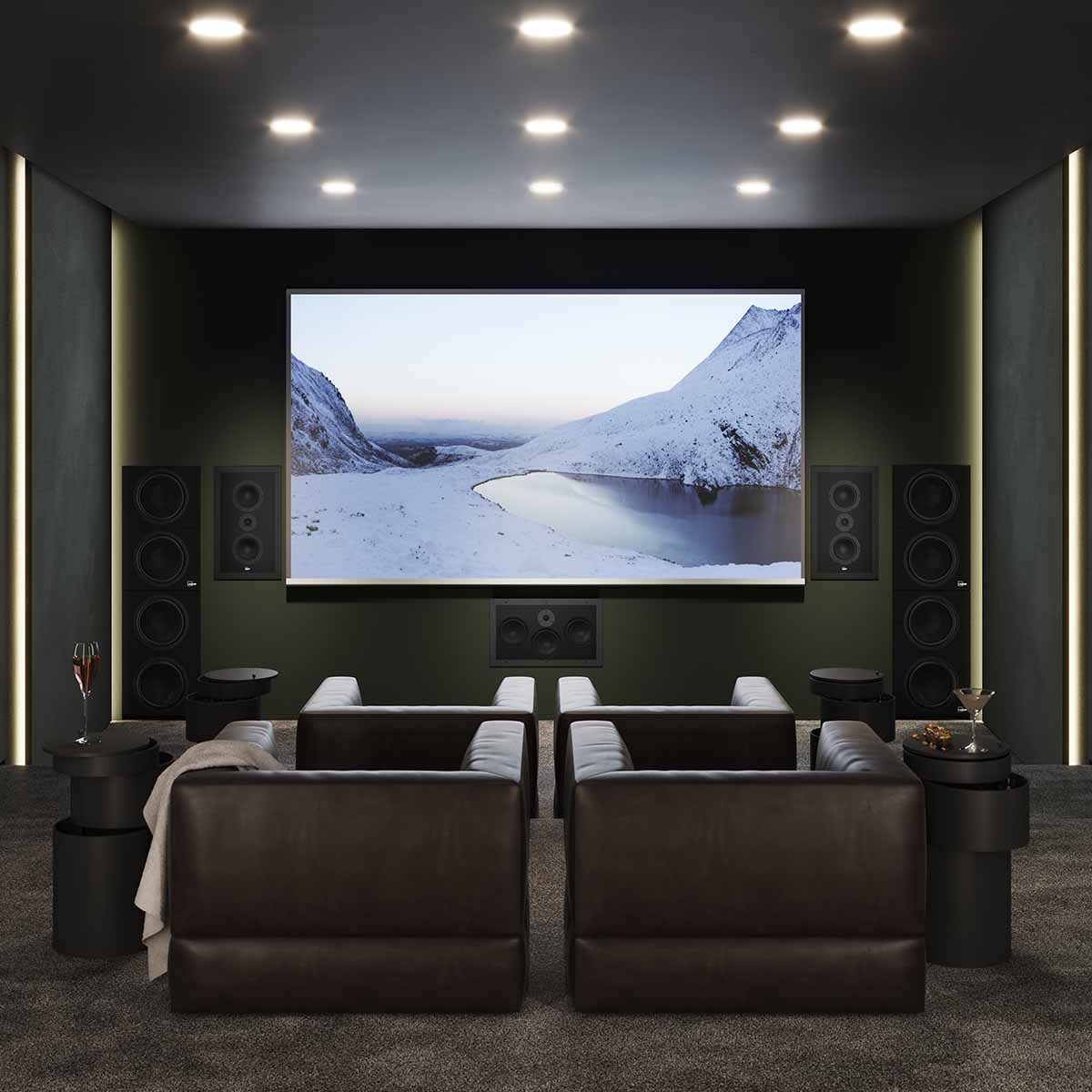 Lyngdorf D-60 High-Performance In-Wall Speaker with Closed Cabinet - Image 5