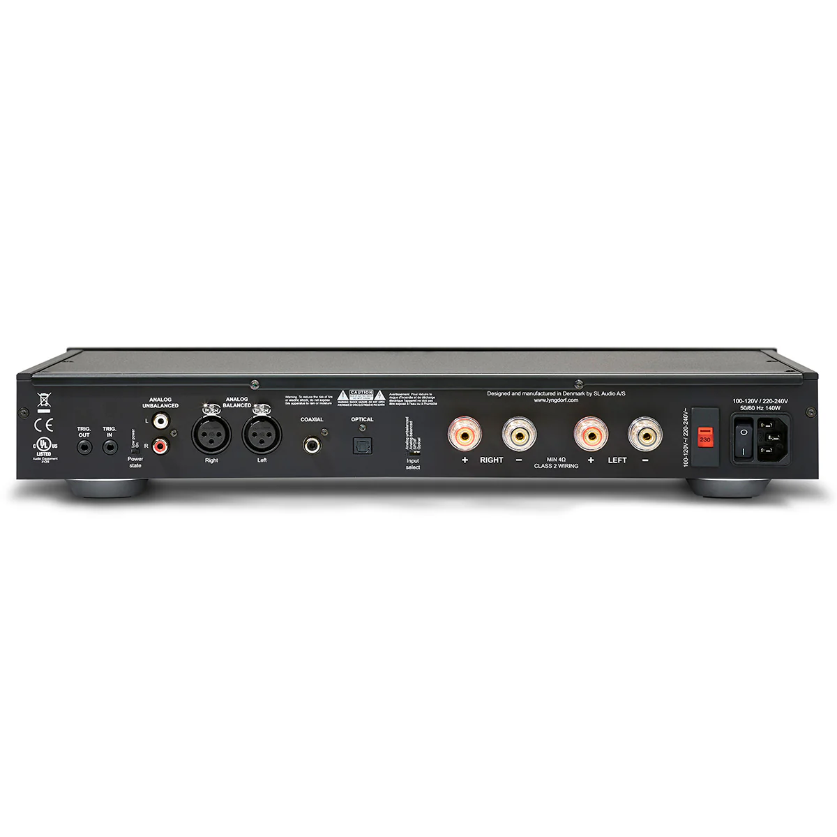 Lyngdorf SDA-2400 Power Amplifier Including Trigger Cable & Rack Mount, 4 RU - Image 3