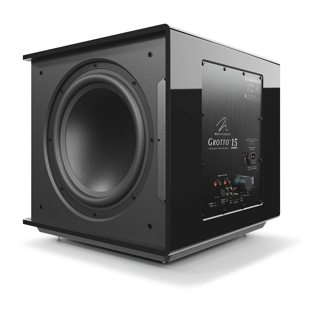 MartinLogan Grotto 15 Subwoofer - Gloss Black - Image 4