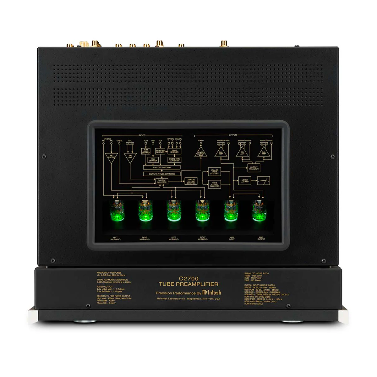 McIntosh C2700 2-Channel Vacuum Tube Preamplifier - Image 5