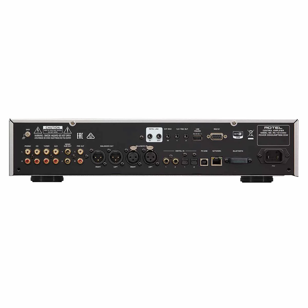 Rotel RC-1572 MKII Stereo Preamplifier - Image 2