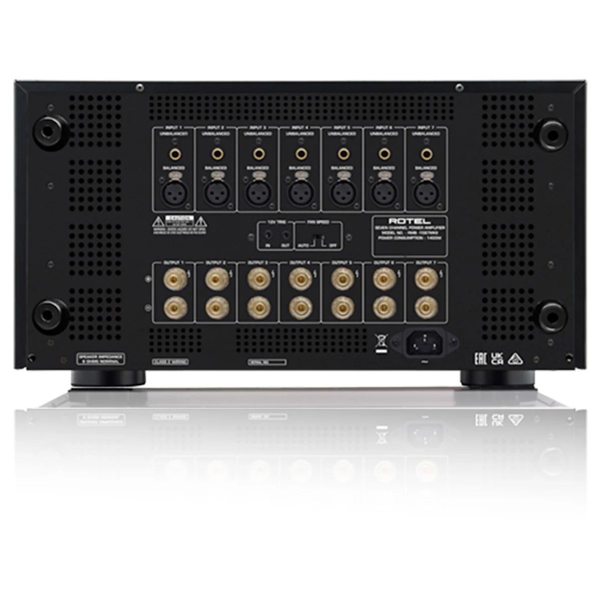 Rotel RMB-1587 MKII 7 Channel Home Theater Amplifier - Image 7