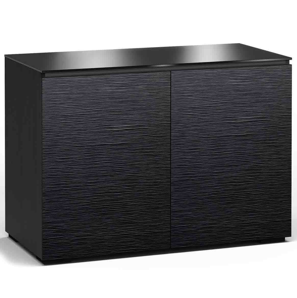 Salamander Designs Chameleon Chicago 323 Twin-Width AV Cabinet - Black Oak - Image 2