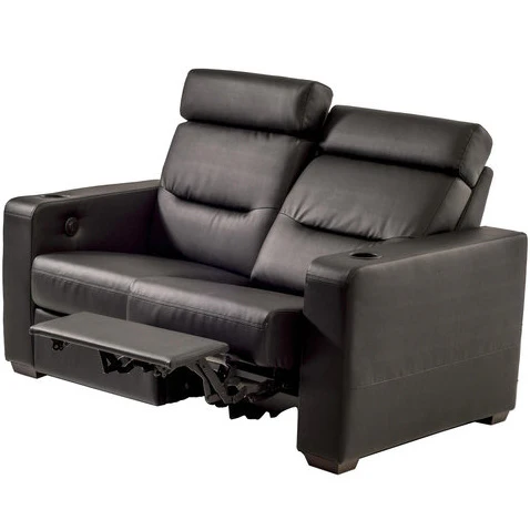 Salamander Designs TC3 Loveseat Combination Theater Chair - Black