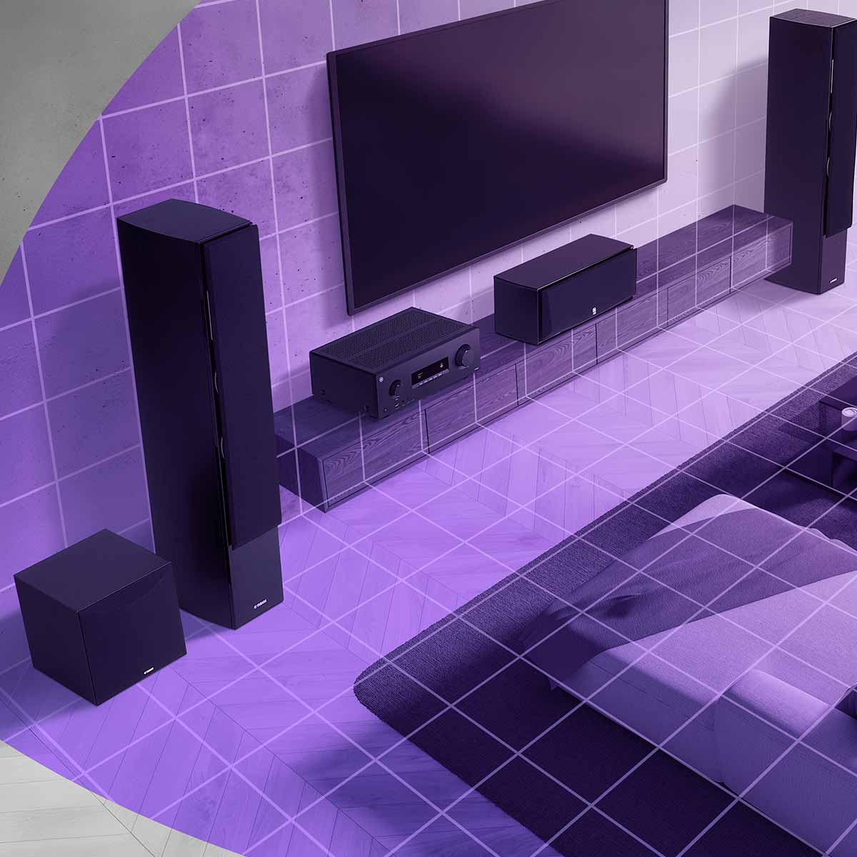 Yamaha YHT-4970U 5.1-Channel Home Theater System - Image 4